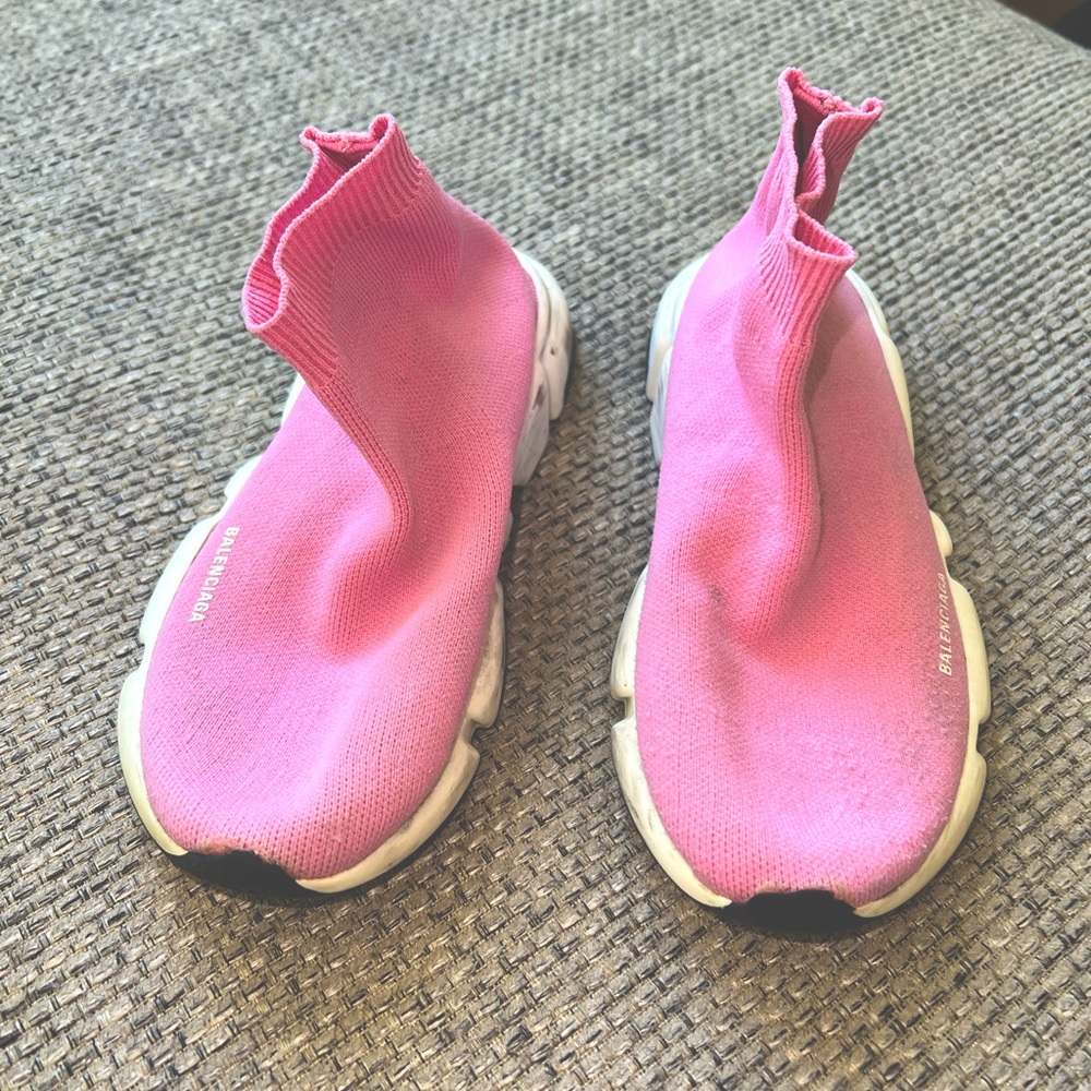 Balenciaga kids Pink Speed Sneakers size 13-1